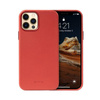 Etui Crong Essential Cover do iPhone 12 Pro Max Skórzane Czerwone Plecki