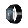 Crong Wave Band - Pletený řemínek pro Apple Watch 42/44/45/49 mm (grafitová)