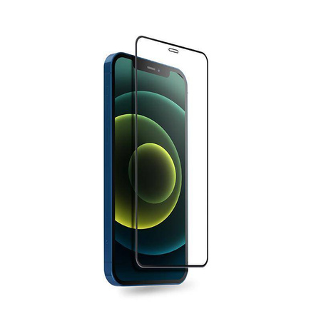 Szkło Crong Anti-Bacterial 3D Armour Glass do iPhone 12 Mini Hartowane 9H z Ramką