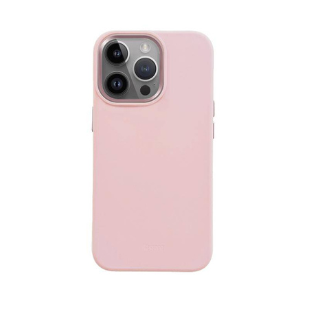 Etui Crong Color Cover LUX Magnetic do iPhone 15 Pro MagSafe Silikon Różowe