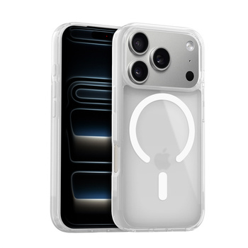Crong Hybrid Matte Magnetic - MagSafe iPhone 17 Pro Max Case (White)