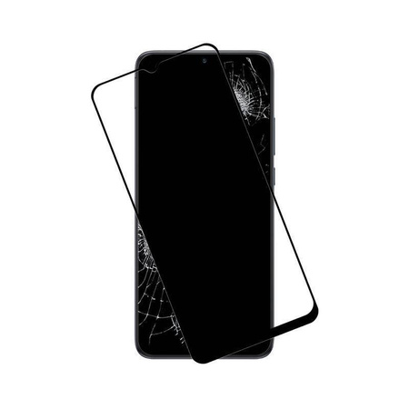 Crong 7D Nano Flexible Glass - nerozbitné hybridní sklo s tvrdostí 9H pro celý displej telefonu Xiaomi Redmi 10C