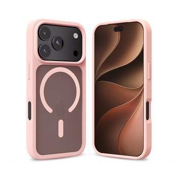 Калъф Crong Hybrid MATTE™ Magnetic за iPhone 18 Pro Max / 17 Pro Max MagSafe Розов