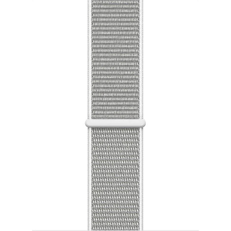 Crong Nylon - Sportszíj Apple Watch 44/45/46/49 mm-hez (Ezüstszürke)