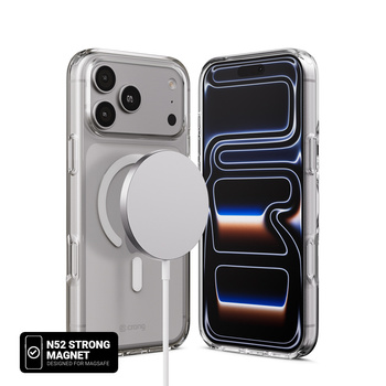 Carcasă Crong Clear MAG - MagSafe pentru iPhone 17 Pro Max (Transparentă)