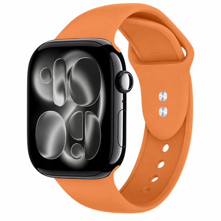 Crong Liquid - Correa para Apple Watch de 38/40/41/42 mm (naranja)