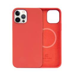 Crong Color Cover Magnetisch - iPhone 12 Pro Max MagSafe Hülle (rot)