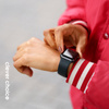 Pasek Crong Liquid do Apple Watch 42/41/40/38 mm Czerwony Silikonowy
