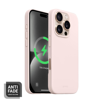 Crong Color Cover Magnetic - Pouzdro pro iPhone 16 Pro MagSafe (pískově růžová)