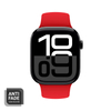 Crong Liquid - Apple Watch szíj 44/45/46/49 mm (piros)