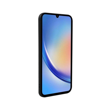 Crong Color Cover - Silikonové pouzdro pro Samsung Galaxy A34 5G (černé)