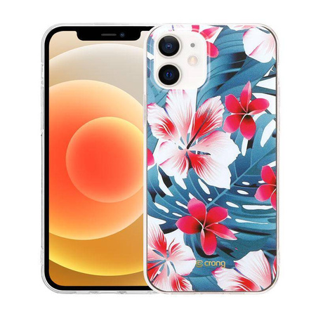 Калъф Crong Flower - Калъф за iPhone 12 / iPhone 12 Pro (модел 03)