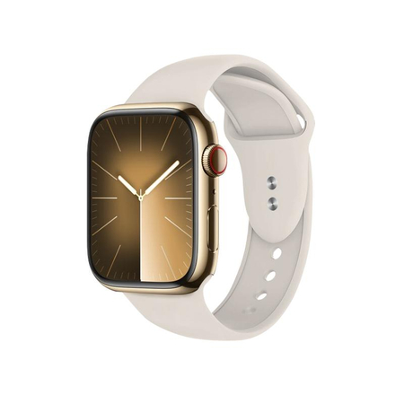 Crong Liquid - Correa para Apple Watch de 38/40/41/42 mm (beige piedra)
