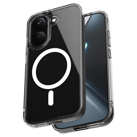 Crong Hybrid Clear Magnetic - MagSafe Case Xiaomi POCO X8 Pro 5G (Transparent)