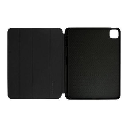 Crong FlexFolio - Tasche für iPad Pro 11" (2022-2021) / iPad Air 11" M2 (2024) / iPad Air 10.9" (5.-4. Generation).) mit Apple Pencil (schwarz)