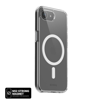 Crong Clear MAG Cover - iPhone 16e MagSafe Case (Clear)