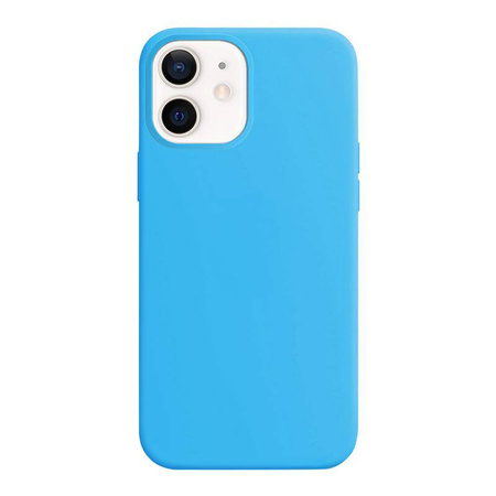 Etui do iPhone 12 Mini Crong Color Cover Silikonowy Case Ochronny Niebieski Limited Edition