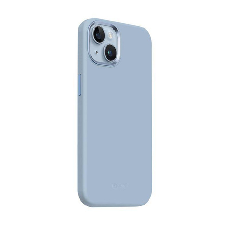 Crong Color Cover LUX Magnetic - калъф MagSafe за iPhone 15 Plus (син)