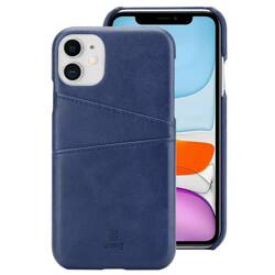 Crong Neat Cover - Funda con bolsillos para iPhone 11 Pro (azul)
