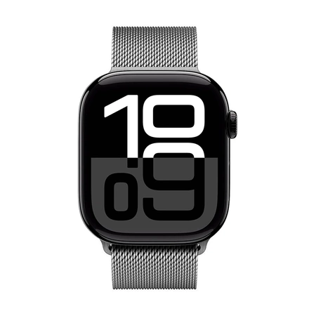 Crong Milano Steel - Каишка от неръждаема стомана за Apple Watch 44/45/46/49 мм (сребриста)