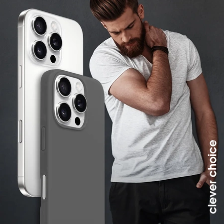 Crong Color Cover Magnetic - iPhone 16 Pro Max MagSafe Hülle (Titan)