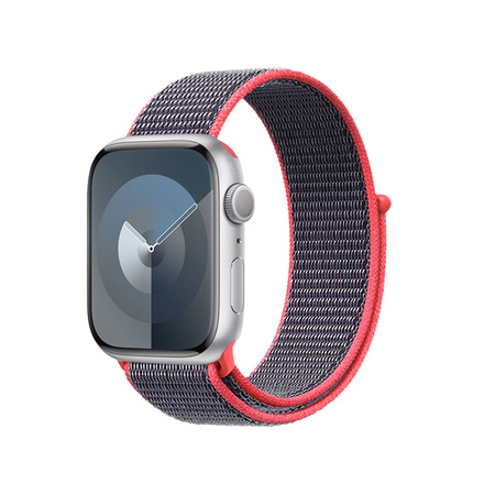 Crong Nylon - Αθλητικό λουράκι για Apple Watch 42/44/45/49 mm (Electric Pink)