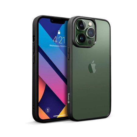 Průhledný kryt Crong - pouzdro pro iPhone 13 Pro Max (černé)