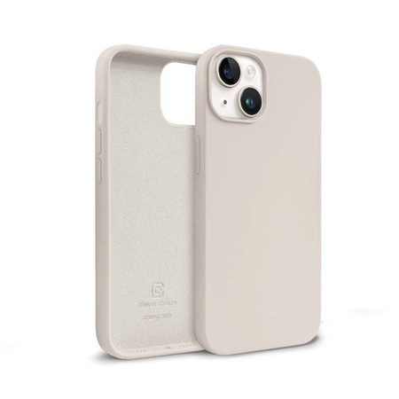 Crong Color Cover - Θήκη σιλικόνης για iPhone 14 Plus (μπεζ)