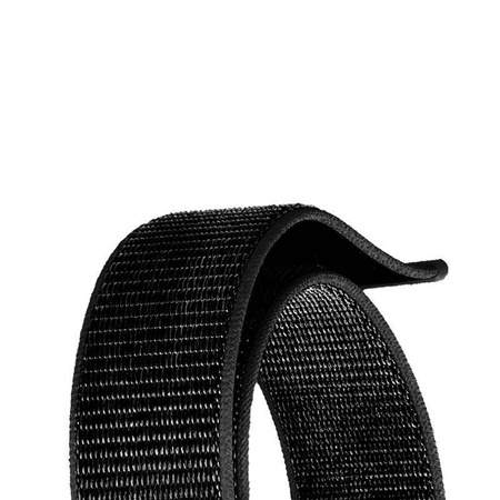 Crong Nylon Reflex - Cinturino sportivo per Apple Watch 38/40/41/42 mm (nero)
