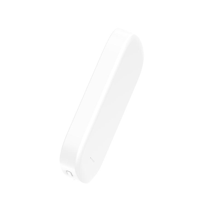 Crong MagSpot Power Bank - Ultravékony vezeték nélküli külső akkumulátor MagSafe akkumulátorral 5000mAh, USB-C 20W PD (fehér)