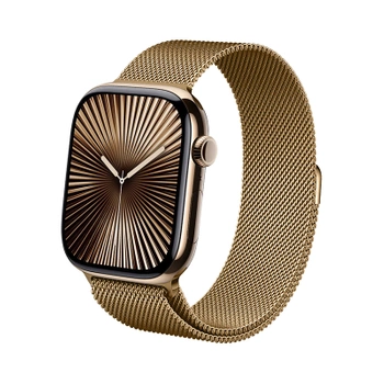 Crong Milano Steel – Stainless steel strap for Apple Watch 38/40/41/42 mm (rose gold)