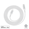 Crong Armor Link - Cable USB-C Lightning de carga rápida MFi de 150 cm (blanco)