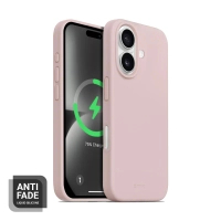 Carcasă magnetică Crong Color Cover - iPhone 16 MagSafe (roz nisipos)