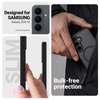 Etui CRONG Hybrid MATTE™ Magnetic MagSafe do Samsung Galaxy S26 FE czarne