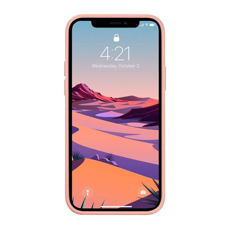 Crong Color Cover - Θήκη σιλικόνης για iPhone 12 Pro Max (ροζ άμμος)
