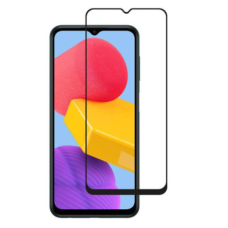 Crong 7D Nano Flexibles Glas - Bruchsicheres 9H Hybridglas für den gesamten Samsung Galaxy M13 Bildschirm