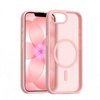 Crong Hybrid Matte Magnetic - MagSafe Case iPhone 17e / 16e (Pink)