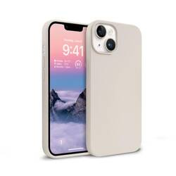 Crong Color Cover - Silikonhülle für iPhone 14 (steinbeige)