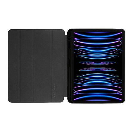 Husă Crong FlexFolio – iPad Air 11” (2026-2024) / iPad Air 10.9” (generația 5-4) / iPad Pro 11” (2022-2021) cu Apple Pencil (negru)