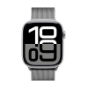 Crong Milano Steel - Bransoleta mediolańska do Apple Watch 40/41/42 mm (srebrny)