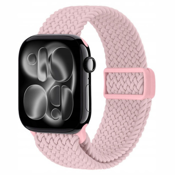 Crong Wave Band - împletită pentru Apple Watch 38/40/41/42 mm (roz)
