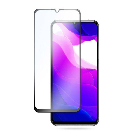 Crong 7D Nano Flexible Glass - 9H Hybridglas für den gesamten Bildschirm des Xiaomi Mi 10 Lite