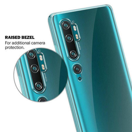 Funda Crong Crystal Slim para Xiaomi Mi Note 10/Mi Note 10 Pro (Transparente)