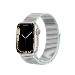 Crong Nylon - Opaska sportowa do Apple Watch 38/40/41 mm (Pastel Grey)