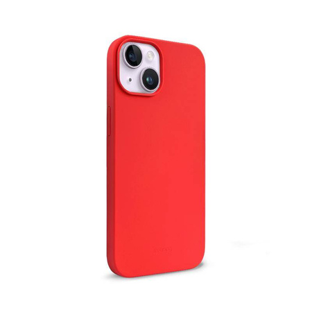 Crong Color Cover - Silikonové pouzdro pro iPhone 14 (červené)