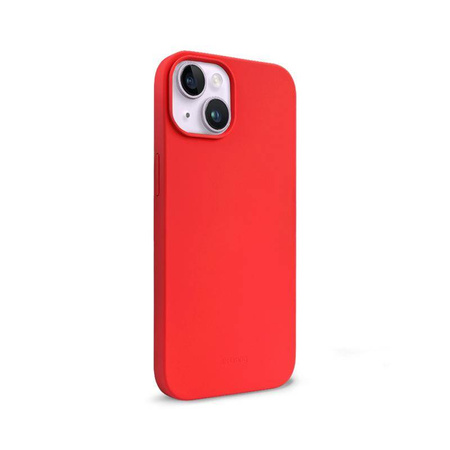 Crong Color Cover - Silikonowe etui do iPhone'a 14 (czerwony)