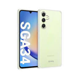 Crong Crystal Slim Cover - Θήκη Samsung Galaxy A34 5G (Διαφανής)