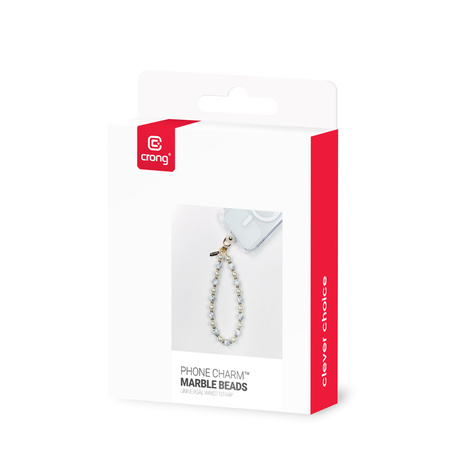 Crong Phone Charm - Lanyard Phone Pendant (Marble Beads)