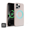 Etui Crong Color Cover Magnetic do iPhone 14 Pro MagSafe Piaskowy Róż