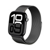 Crong Milano Steel - Milánský náramek pro Apple Watch 40/41/42 mm (grafitová)